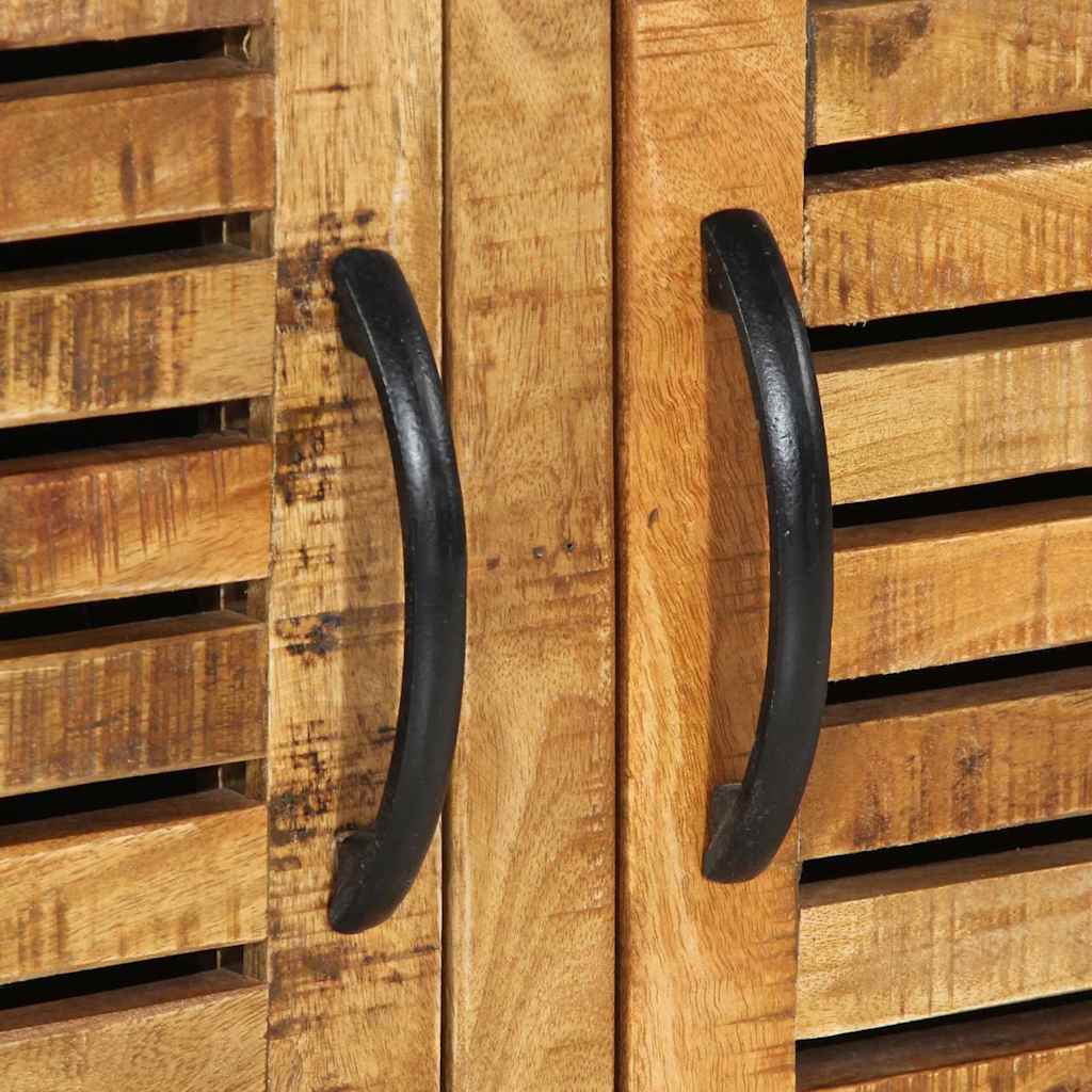 Schoenenkast Bruin 110 x 38 x 45 cm Massief Mango Hout is nu te koop bij PeponiXL, paradijselijk wonen!