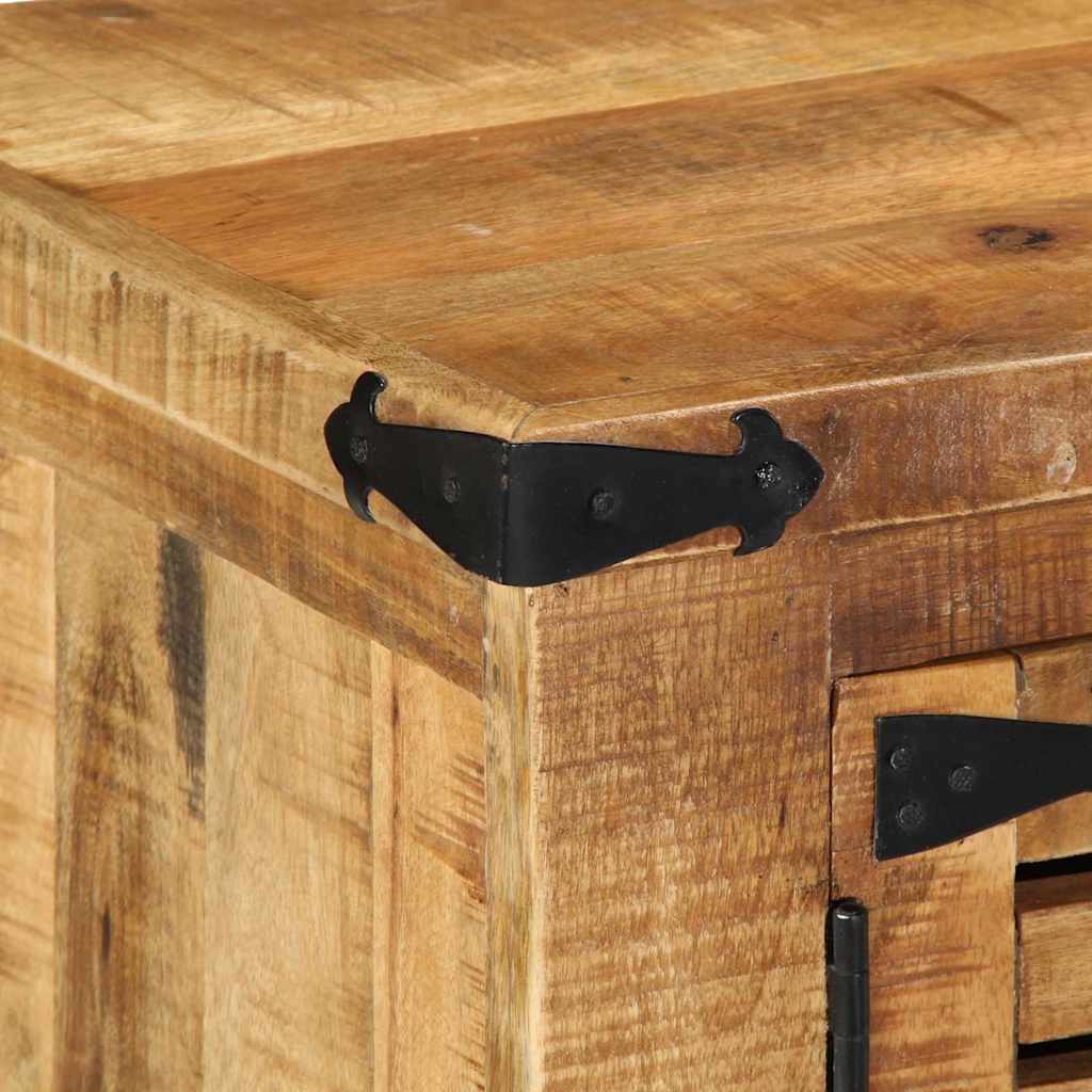 Schoenenkast Bruin 110 x 38 x 45 cm Massief Mango Hout is nu te koop bij PeponiXL, paradijselijk wonen!