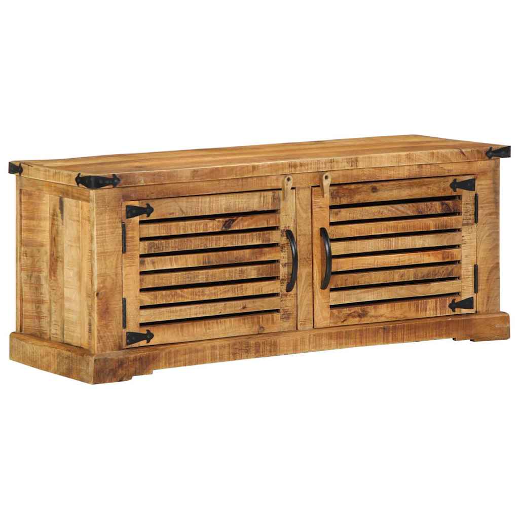 Schoenenkast Bruin 110 x 38 x 45 cm Massief Mango Hout is nu te koop bij PeponiXL, paradijselijk wonen!