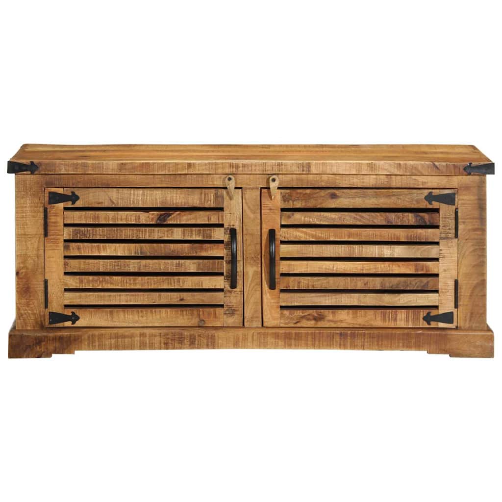 Schoenenkast Bruin 110 x 38 x 45 cm Massief Mango Hout is nu te koop bij PeponiXL, paradijselijk wonen!