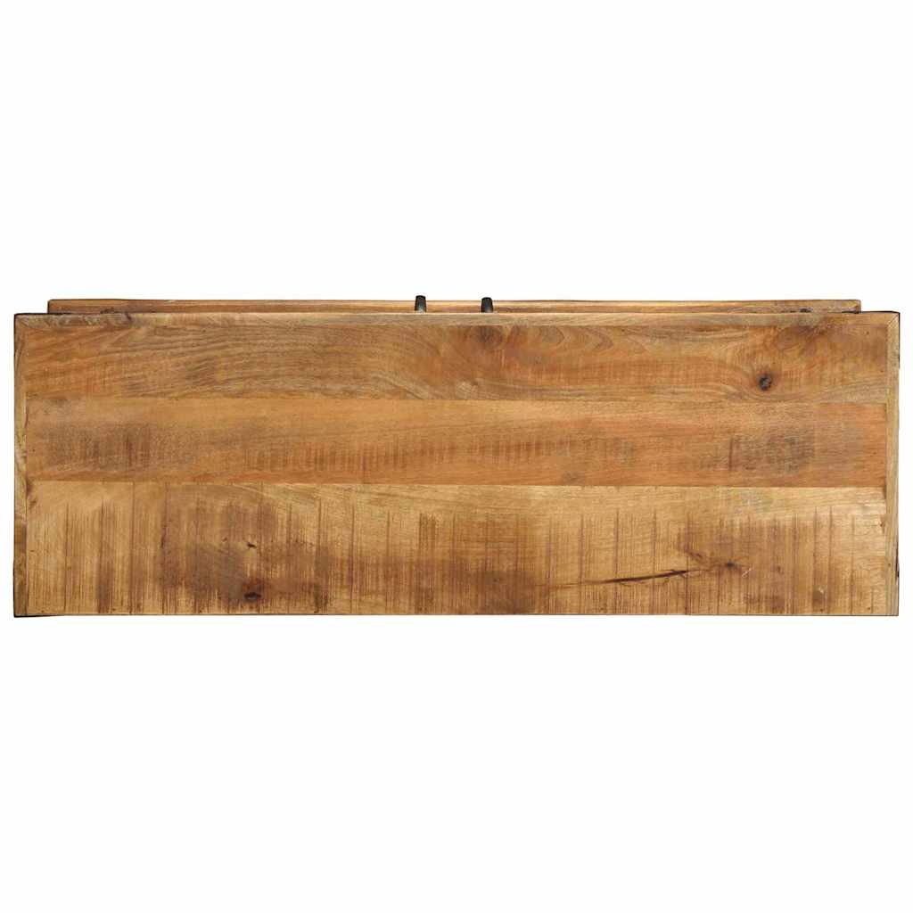 Schoenenkast Bruin 110 x 38 x 45 cm Massief Mango Hout is nu te koop bij PeponiXL, paradijselijk wonen!