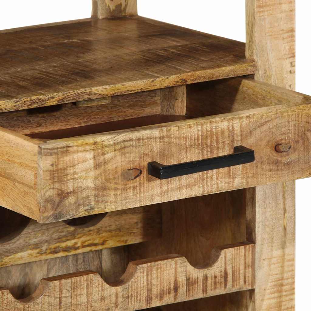 Keuken Trolley Bruin 55 x 40 x 80 cm Massief Mango Hout is nu te koop bij PeponiXL, paradijselijk wonen!