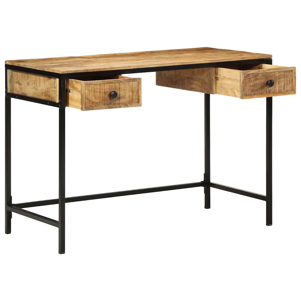 Schrijfbureau met lade met opslag Bruin 105 x 50 x 75 cm is nu te koop bij PeponiXL, paradijselijk wonen!
