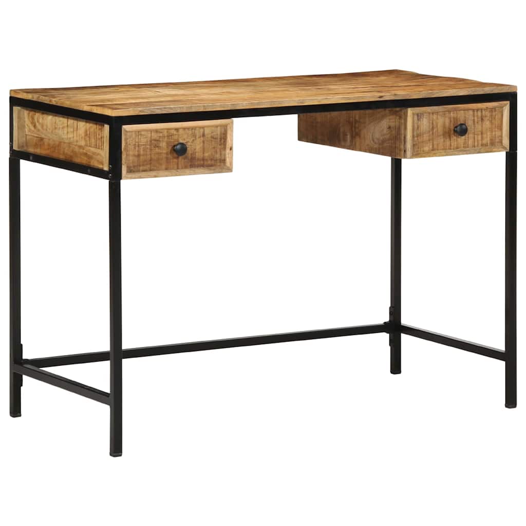 Schrijfbureau met lade met opslag Bruin 105 x 50 x 75 cm is nu te koop bij PeponiXL, paradijselijk wonen!