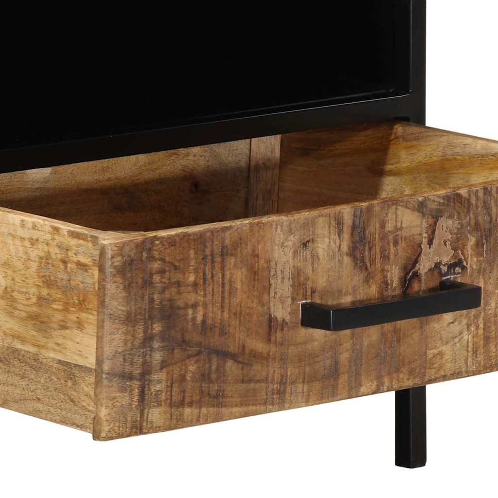 Salontafel Bruin 90 x 50 x 40 cm Massief Mangohout en Metaal is nu te koop bij PeponiXL, paradijselijk wonen!