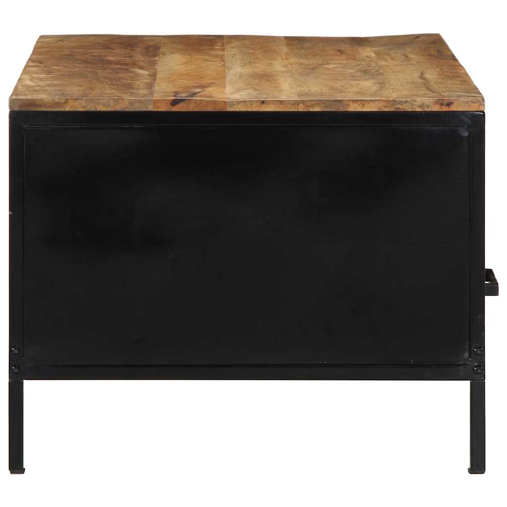 Salontafel Bruin 90 x 50 x 40 cm Massief Mangohout en Metaal is nu te koop bij PeponiXL, paradijselijk wonen!
