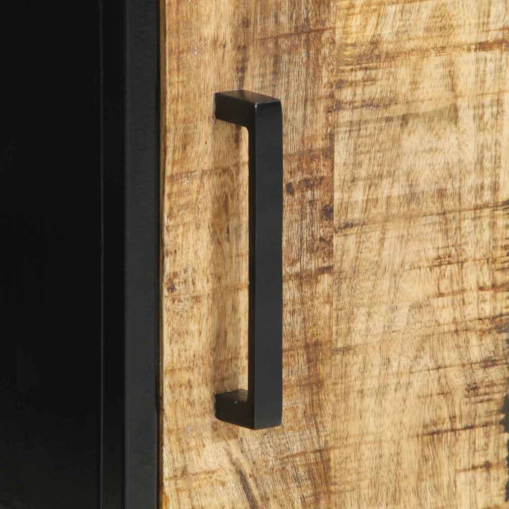 Nachtkastje Bruin en zwart 30 x 30 x 40 cm is nu te koop bij PeponiXL, paradijselijk wonen!