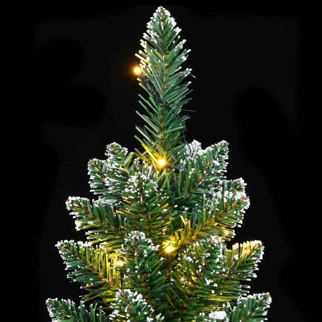 Kunstkerstboom smal met 150 LED's 120 cm is nu te koop bij PeponiXL, paradijselijk wonen!