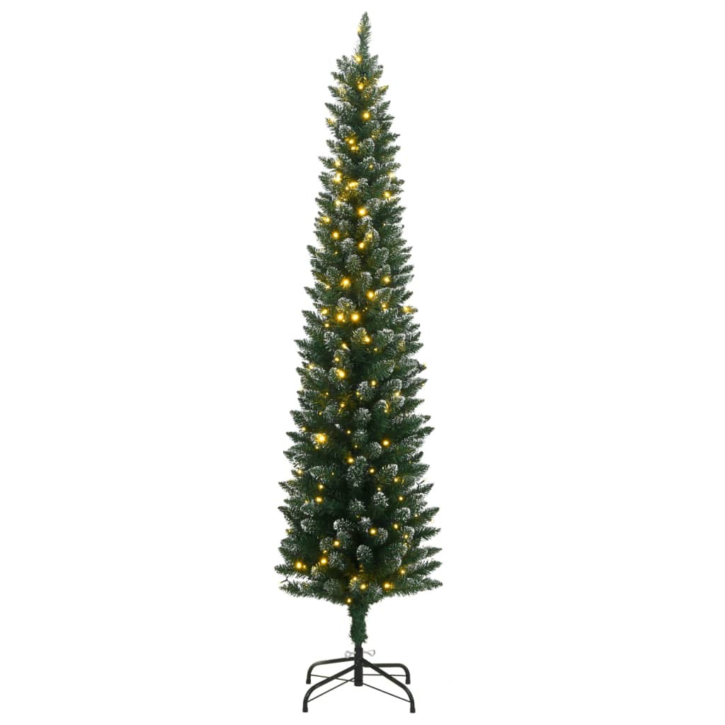Kunstkerstboom smal met 300 LED's 180 cm is nu te koop bij PeponiXL, paradijselijk wonen!