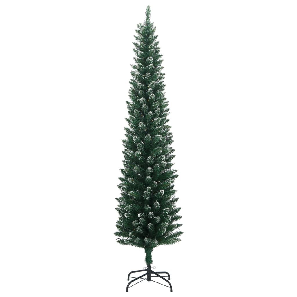 Kunstkerstboom smal met 300 LED's 180 cm is nu te koop bij PeponiXL, paradijselijk wonen!