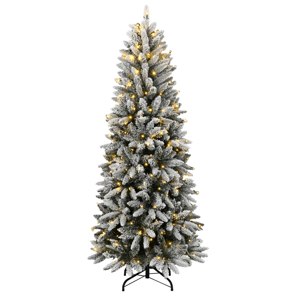 Kunstkerstboom met 150 LED's en sneeuw 120 cm is nu te koop bij PeponiXL, paradijselijk wonen!