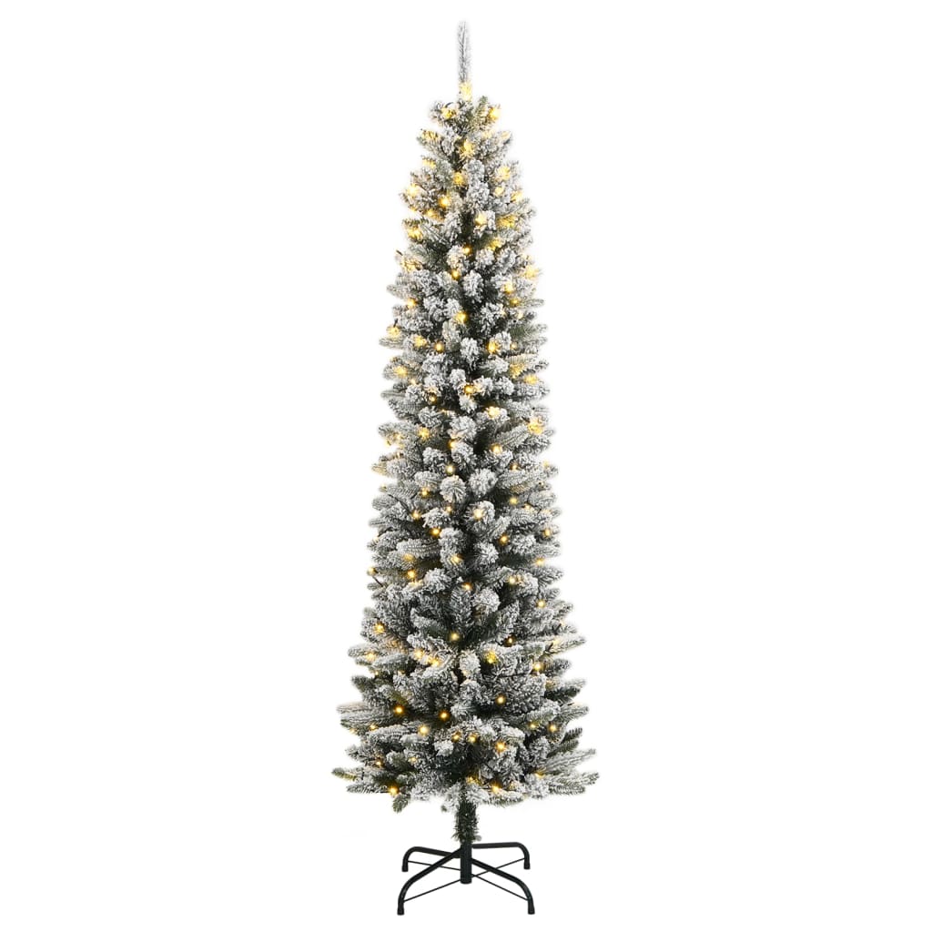 Kunstkerstboom met 150 LED's en sneeuw 150 cm is nu te koop bij PeponiXL, paradijselijk wonen!