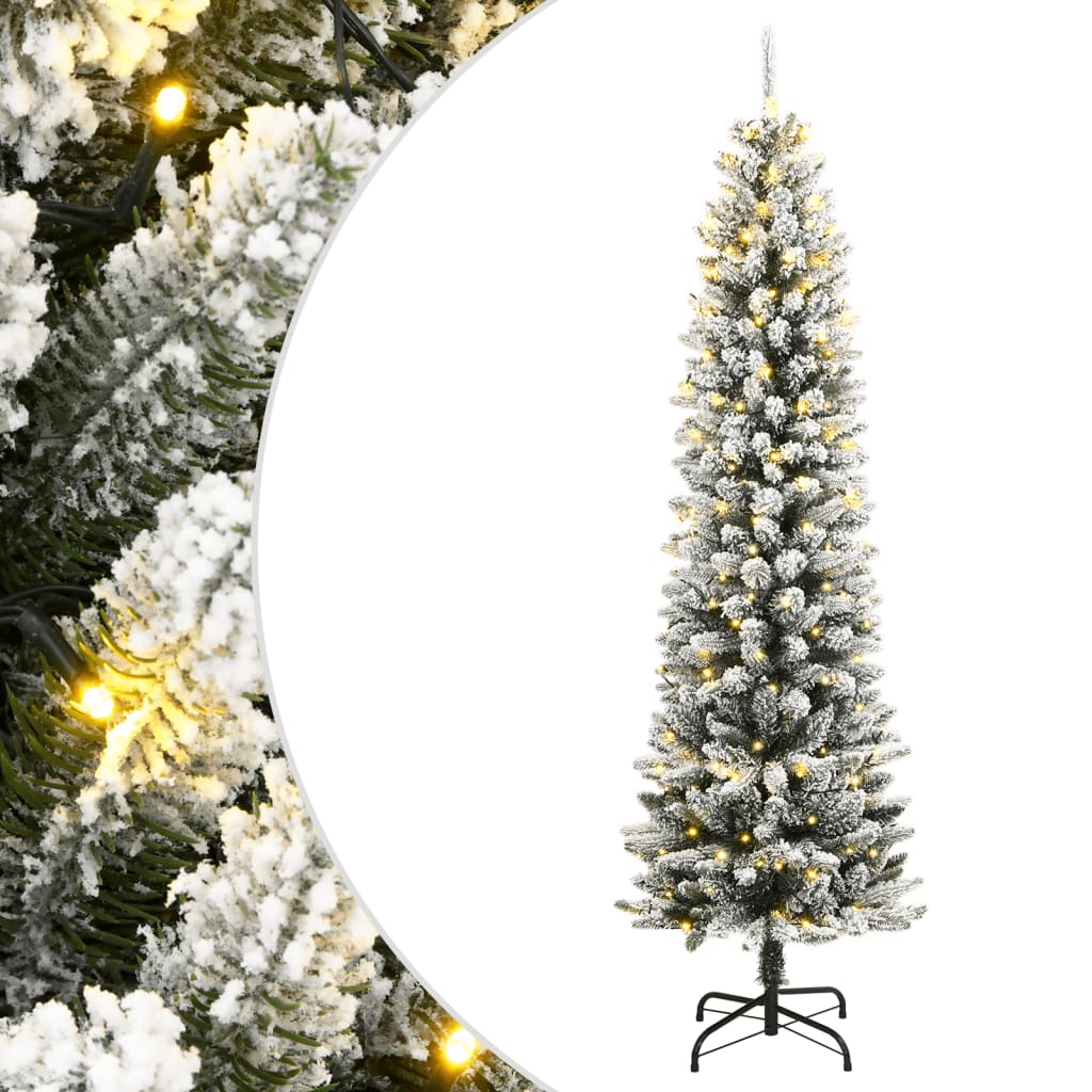 Kunstkerstboom met 300 LED's en sneeuw 240 cm is nu te koop bij PeponiXL, paradijselijk wonen!