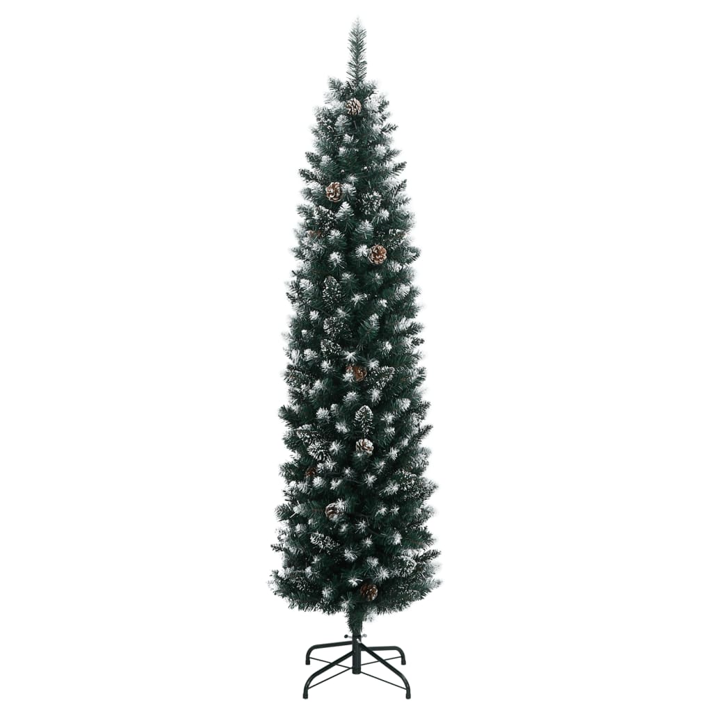 Kunstkerstboom smal met 150 LED's 120 cm is nu te koop bij PeponiXL, paradijselijk wonen!