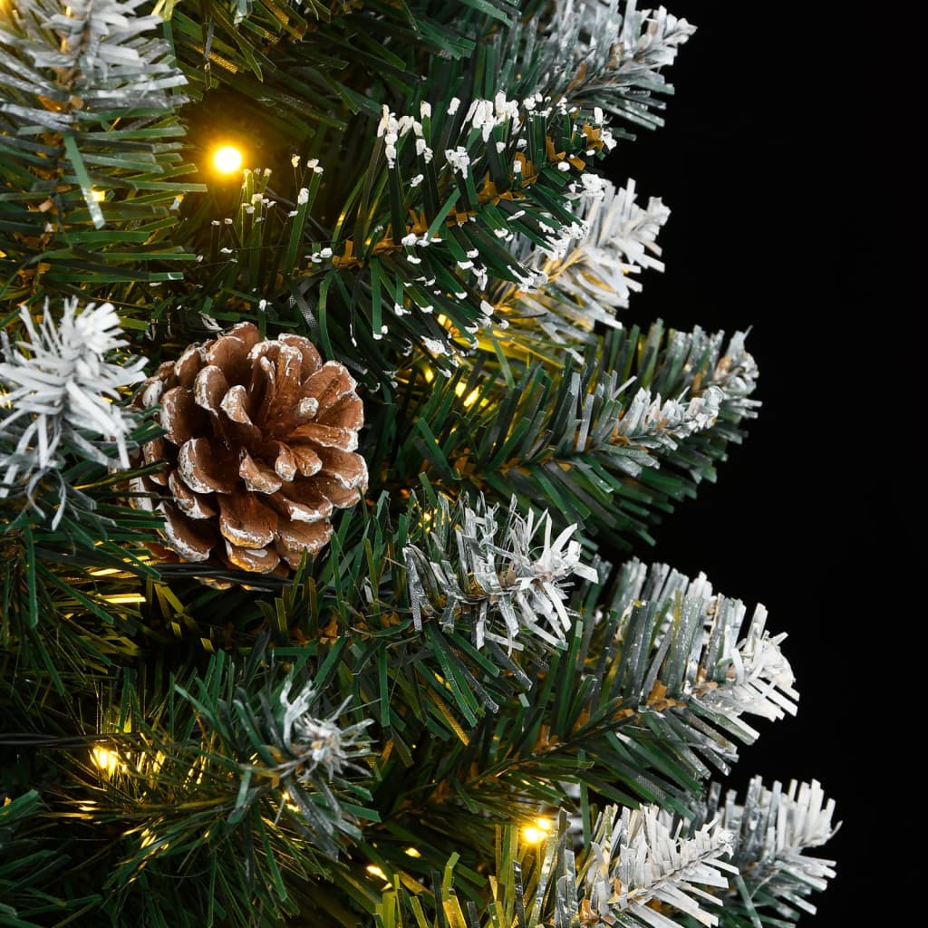 Kunstkerstboom smal met 300 LED's 240 cm is nu te koop bij PeponiXL, paradijselijk wonen!