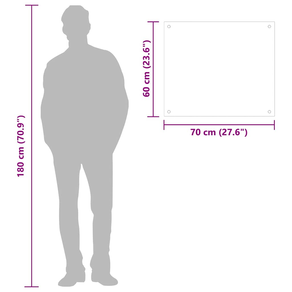 Spatschermen keuken 2 st 70x60 cm gehard glas transparant is nu te koop bij PeponiXL, paradijselijk wonen!