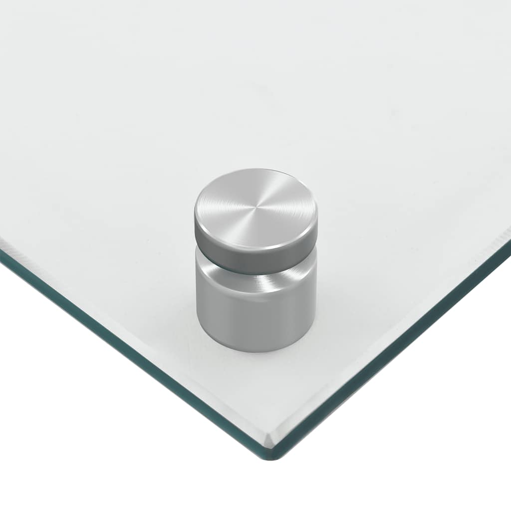 Spatschermen keuken 2 st 80x40 cm gehard glas transparant is nu te koop bij PeponiXL, paradijselijk wonen!