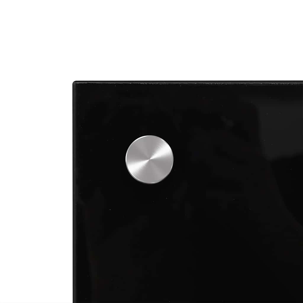 Spatschermen keuken 2 st 70x40 cm gehard glas zwart is nu te koop bij PeponiXL, paradijselijk wonen!