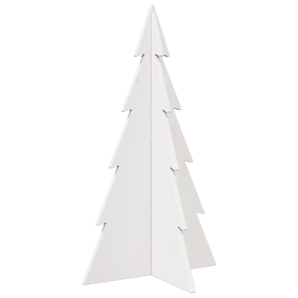 Kerstdecoratie kerstboom 80 cm massief grenenhout wit is nu te koop bij PeponiXL, paradijselijk wonen!