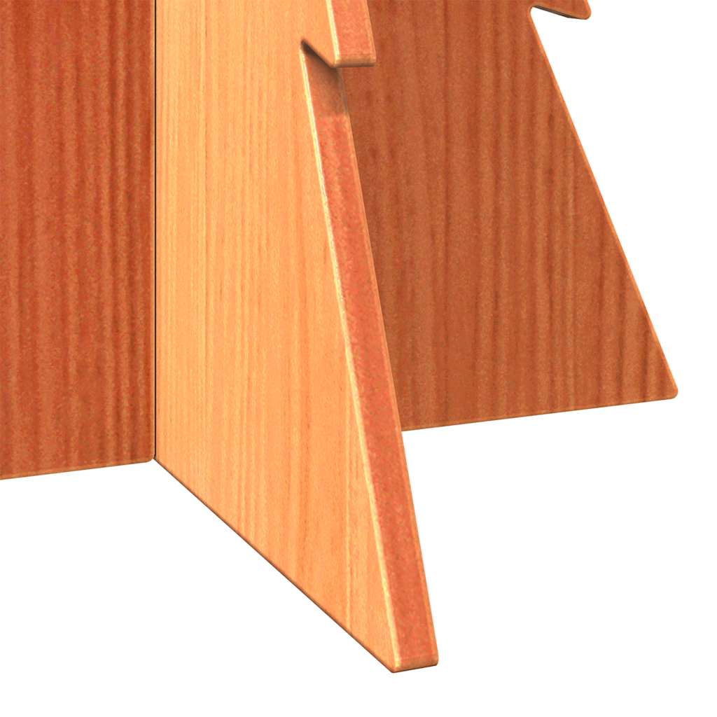 Kerstdecoratie kerstboom 80 cm massief grenenhout wasbruin is nu te koop bij PeponiXL, paradijselijk wonen!