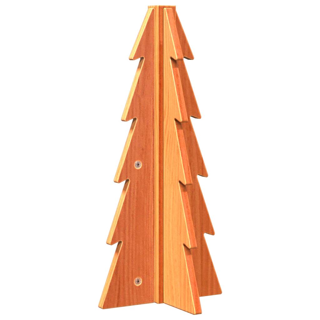 Kerstdecoratie kerstboom 49 cm massief grenenhout wasbruin is nu te koop bij PeponiXL, paradijselijk wonen!