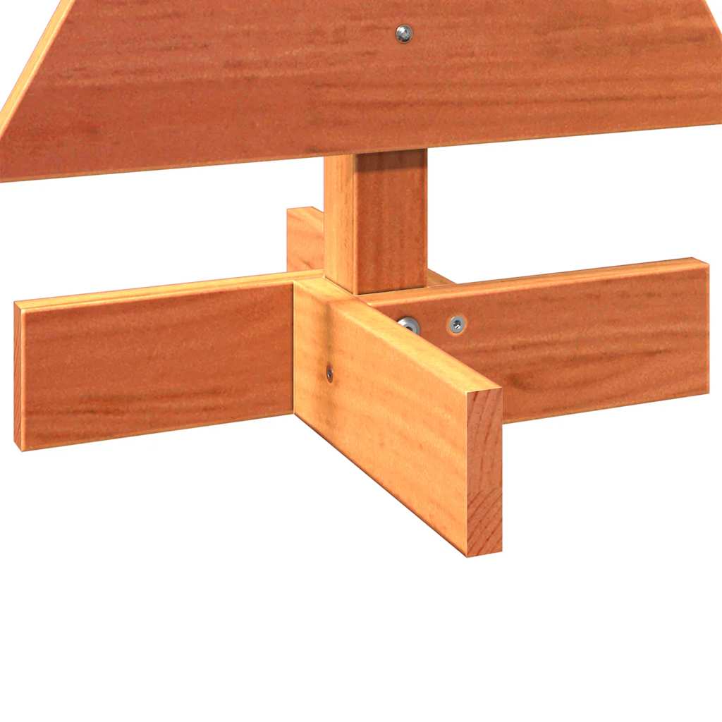 Kerstdecoratie kerstboom 60 cm massief grenenhout wasbruin is nu te koop bij PeponiXL, paradijselijk wonen!