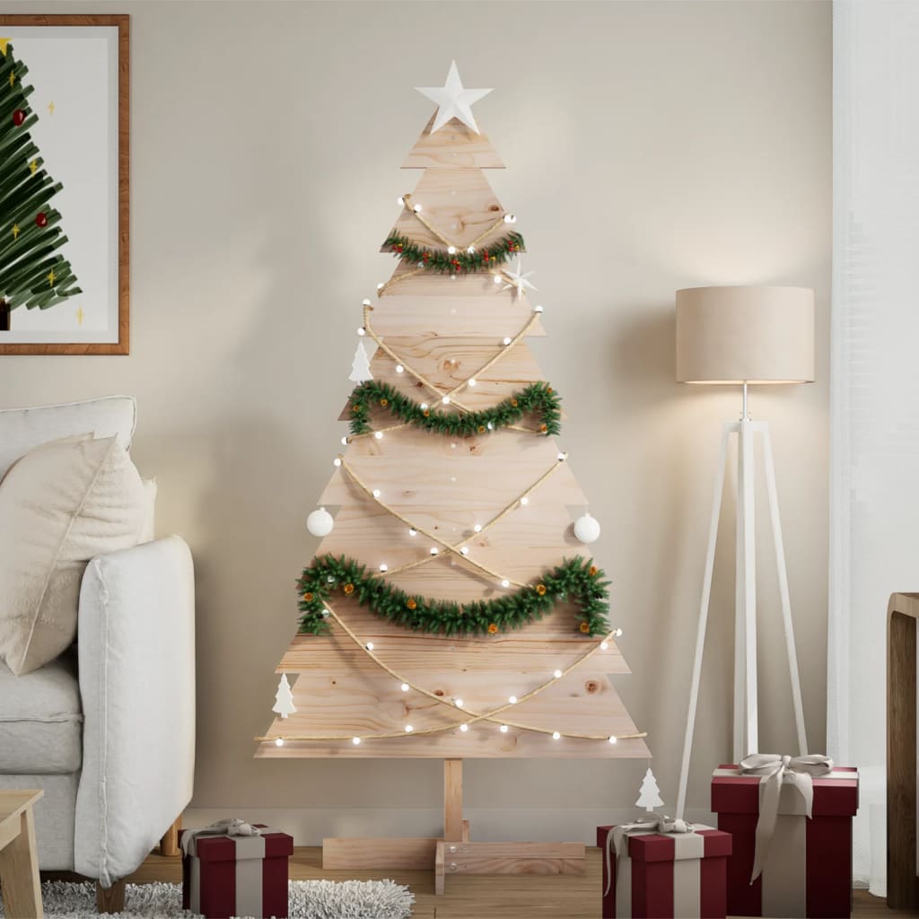 Kerstdecoratie kerstboom 150 cm massief grenenhout is nu te koop bij PeponiXL, paradijselijk wonen!