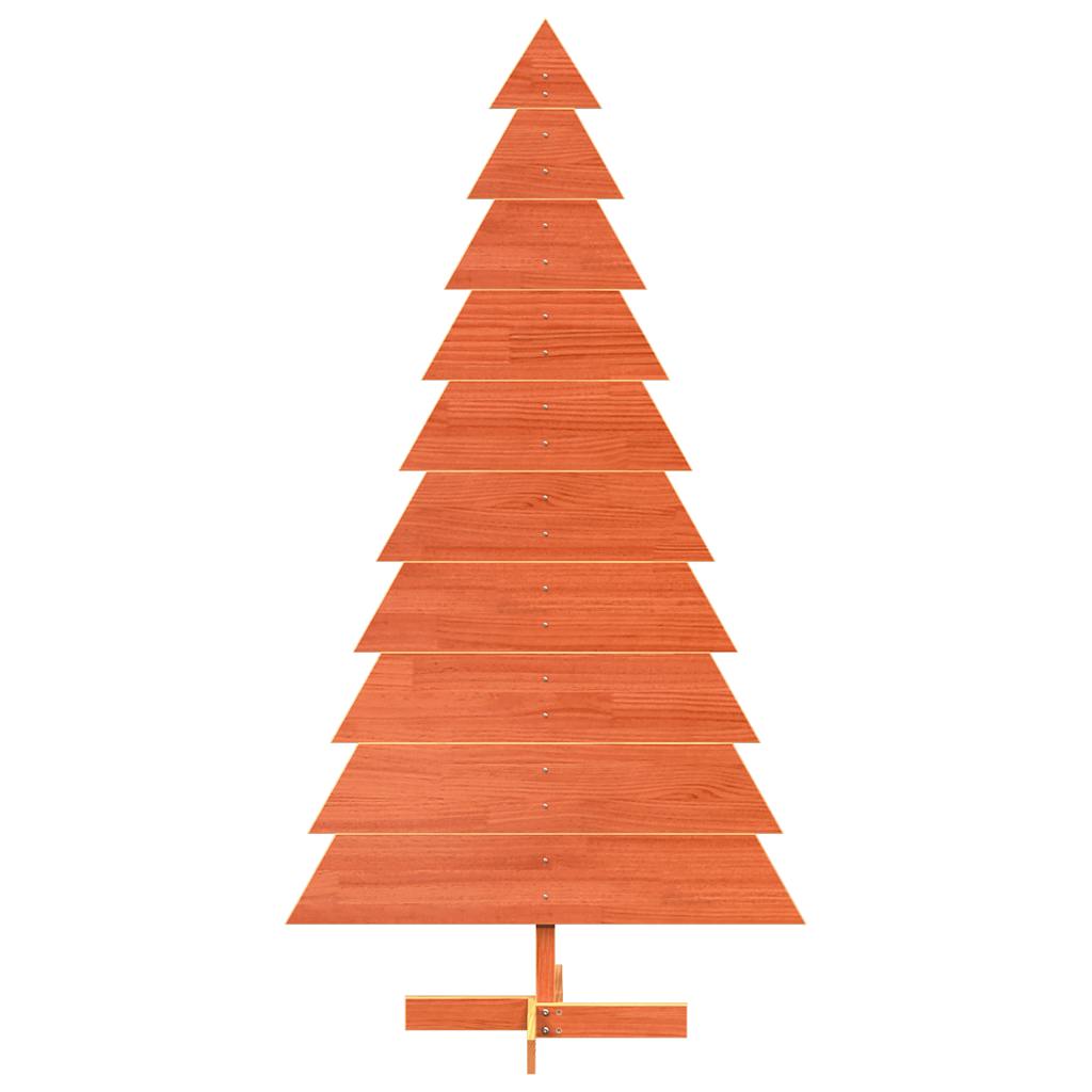 Kerstdecoratie kerstboom 180 cm massief grenenhout wasbruin is nu te koop bij PeponiXL, paradijselijk wonen!
