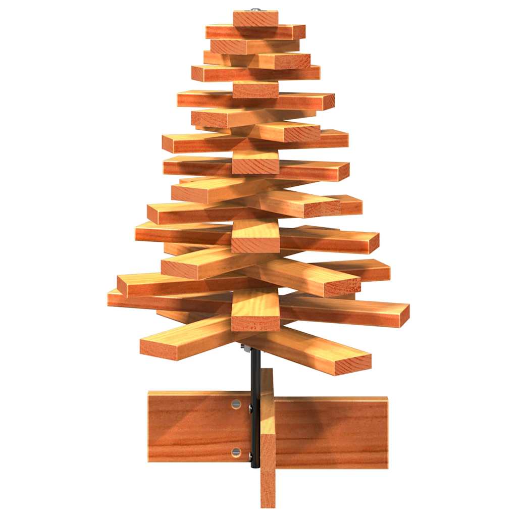 Kerstdecoratie kerstboom 60 cm massief grenenhout wasbruin is nu te koop bij PeponiXL, paradijselijk wonen!