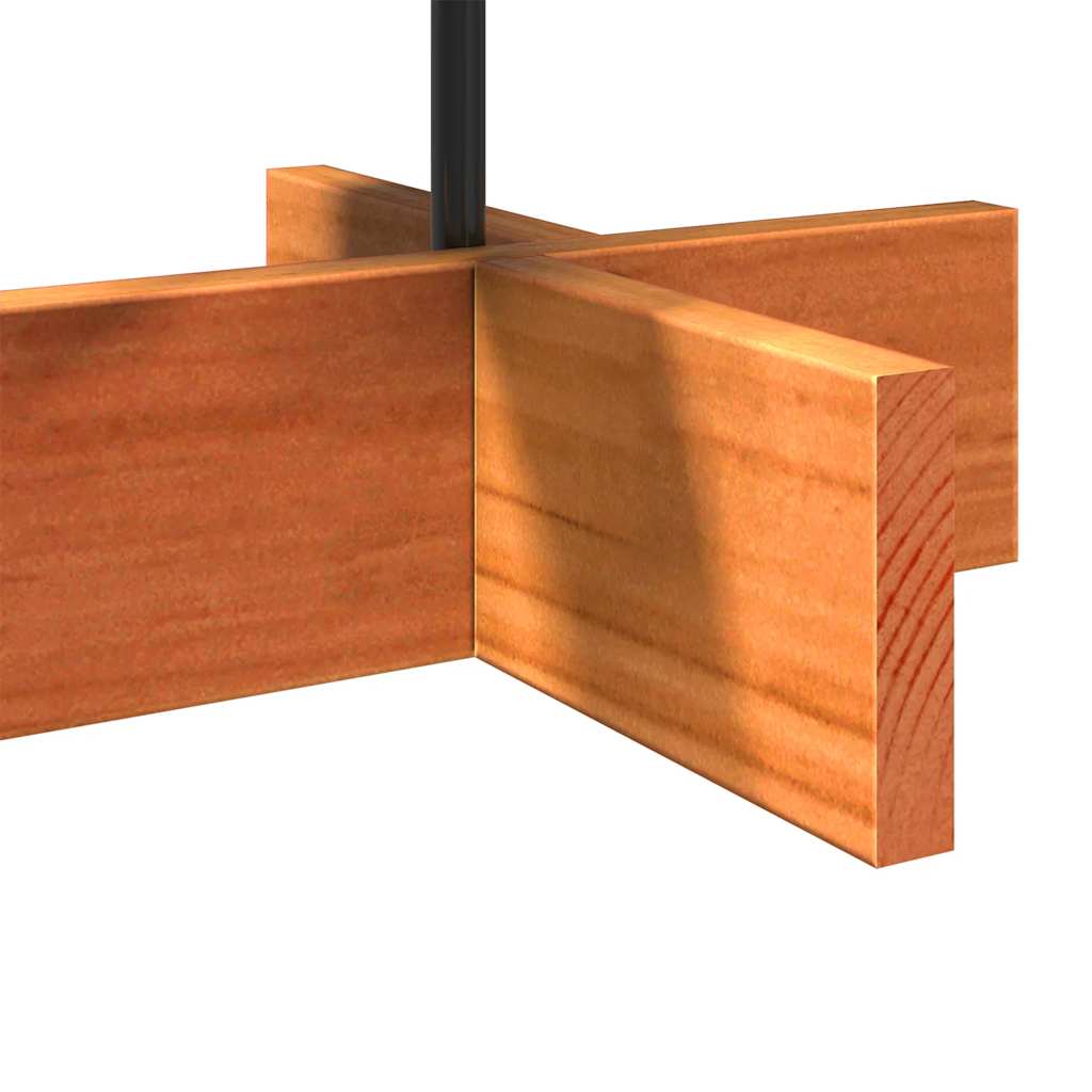 Kerstdecoratie kerstboom 60 cm massief grenenhout wasbruin is nu te koop bij PeponiXL, paradijselijk wonen!