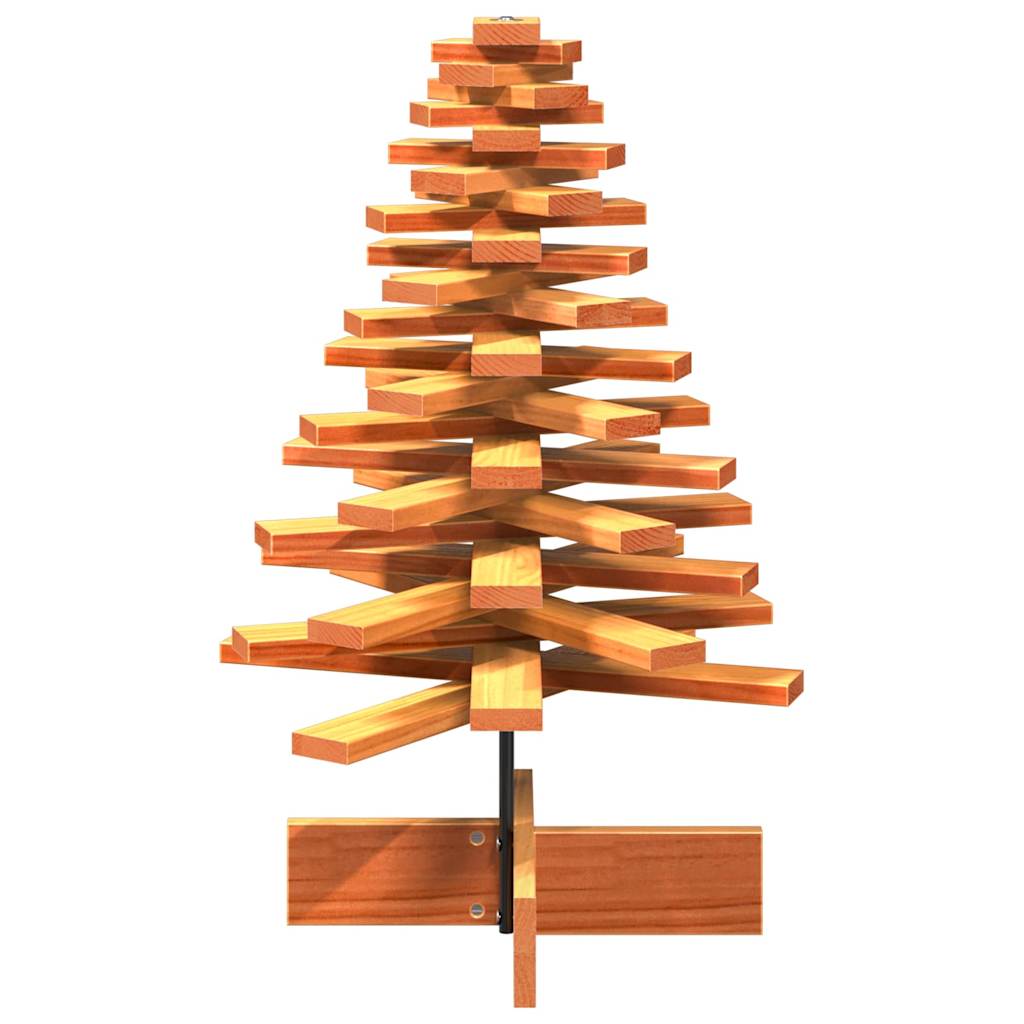 Kerstdecoratie kerstboom 80 cm massief grenenhout wasbruin is nu te koop bij PeponiXL, paradijselijk wonen!