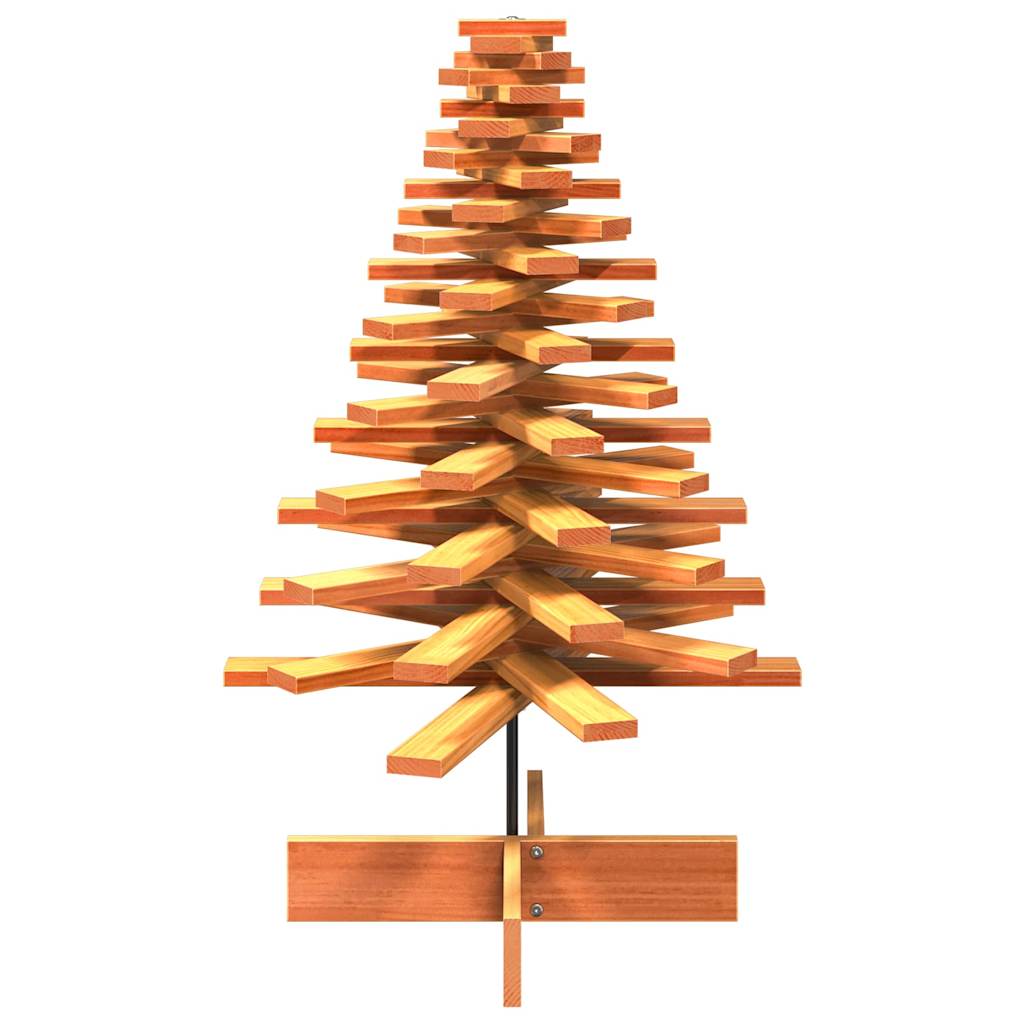 Kerstdecoratie kerstboom 100 cm massief grenenhout wasbruin is nu te koop bij PeponiXL, paradijselijk wonen!