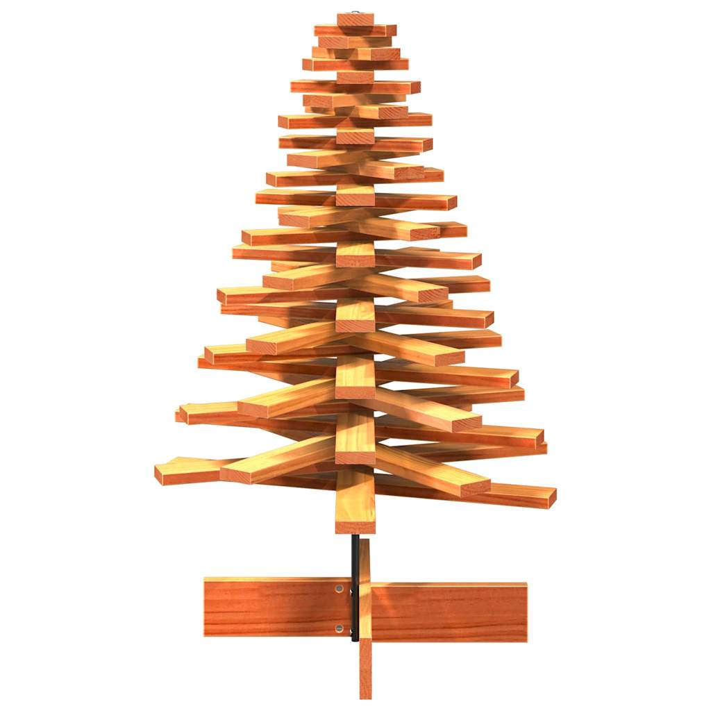 Kerstdecoratie kerstboom 100 cm massief grenenhout wasbruin is nu te koop bij PeponiXL, paradijselijk wonen!