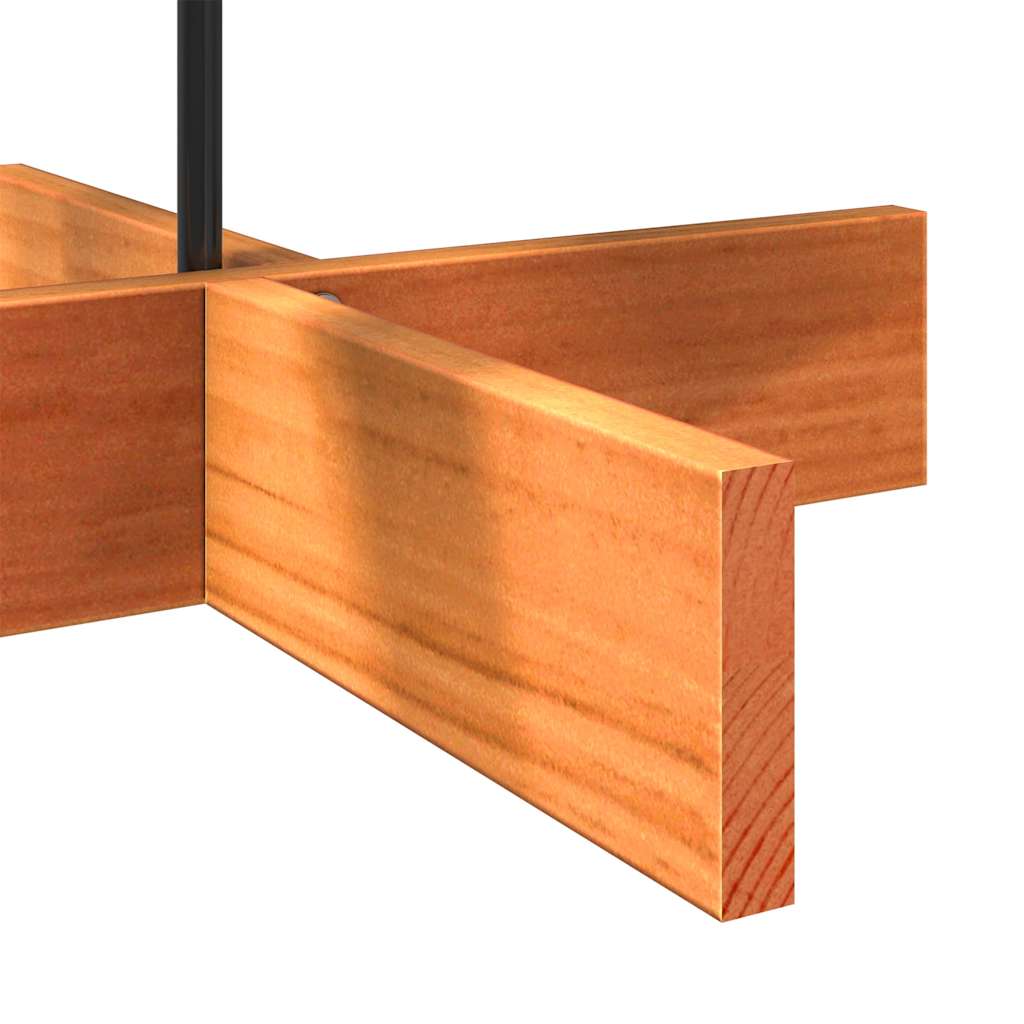 Kerstdecoratie kerstboom 100 cm massief grenenhout wasbruin is nu te koop bij PeponiXL, paradijselijk wonen!