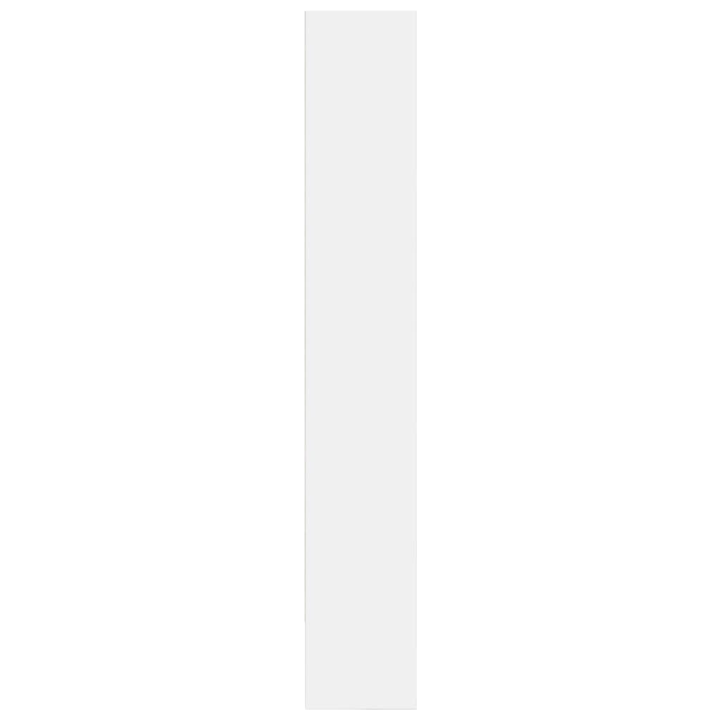 Boekenkast 80x30x189 cm bewerkt hout wit is nu te koop bij PeponiXL, paradijselijk wonen!