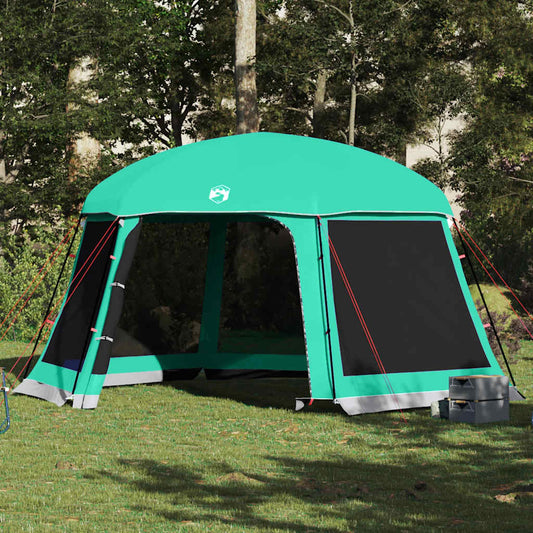 Zwembadtent uitneembare buiten- gaaswanden 512x458 cm zeegroen is nu te koop bij PeponiXL, paradijselijk wonen!