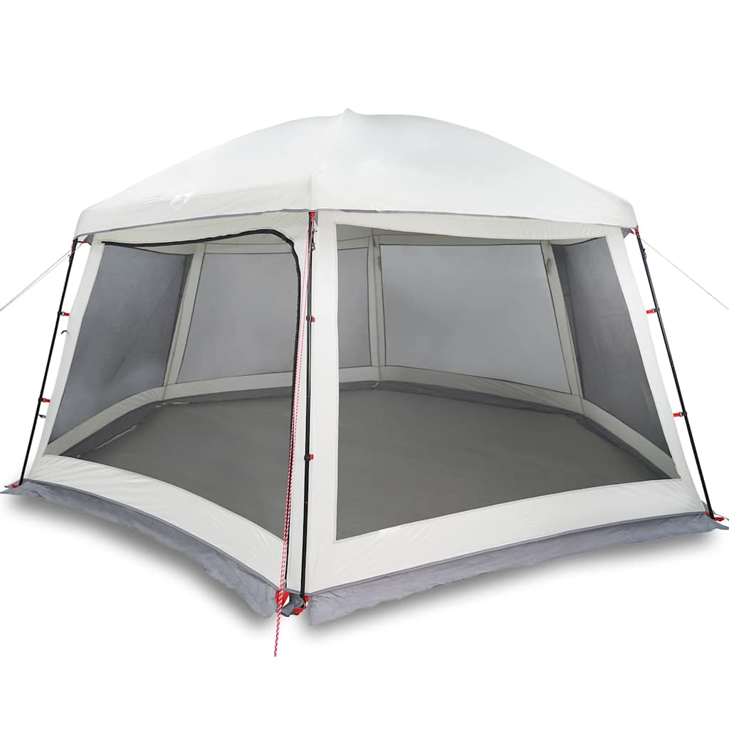 Zwembadtent met uitneembare buiten- gaaswanden 512x458 cm grijs is nu te koop bij PeponiXL, paradijselijk wonen!