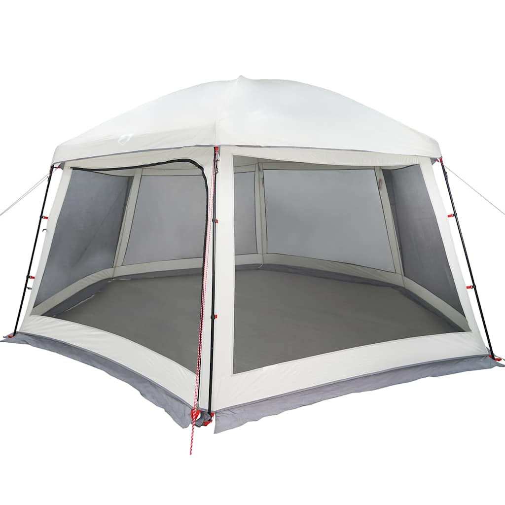 Zwembadtent met uitneembare buiten- gaaswanden 512x458 cm grijs is nu te koop bij PeponiXL, paradijselijk wonen!