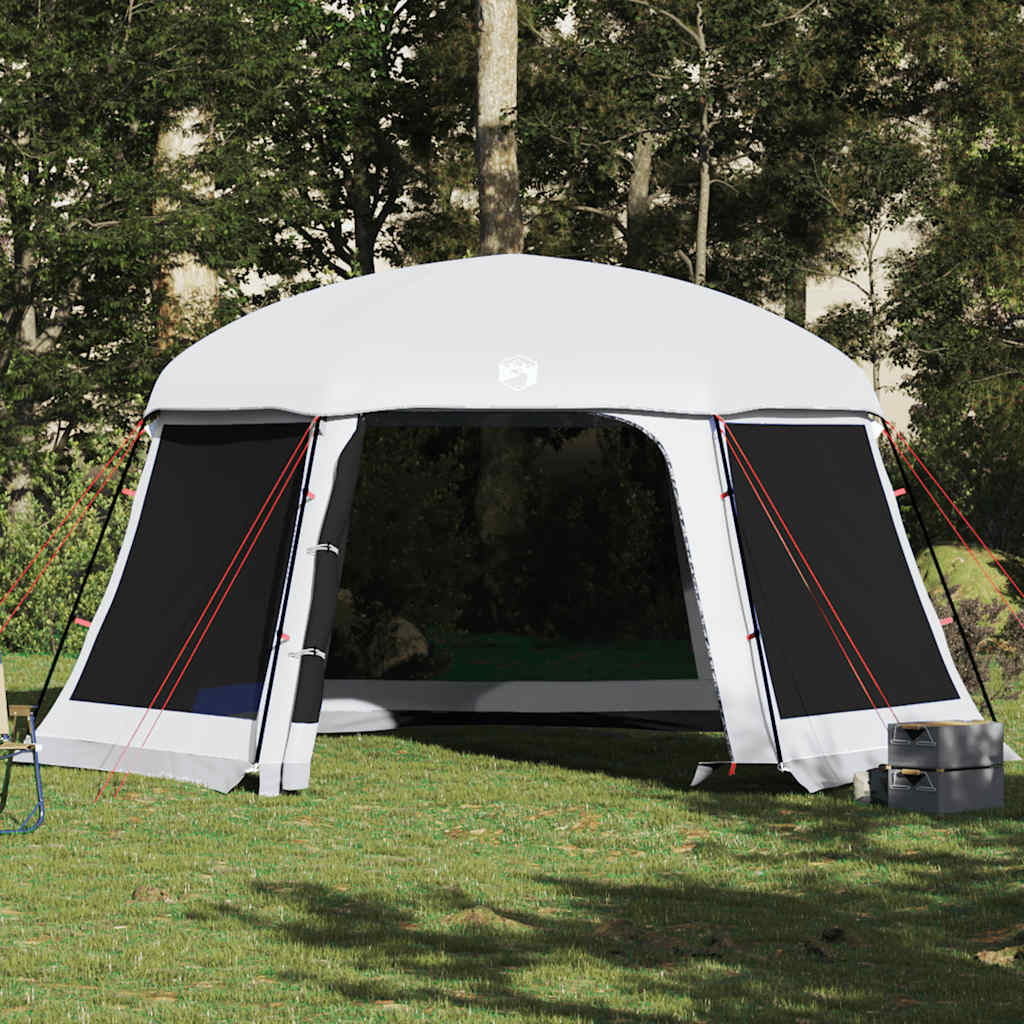 Zwembadtent met uitneembare buiten- gaaswanden 512x458 cm grijs is nu te koop bij PeponiXL, paradijselijk wonen!