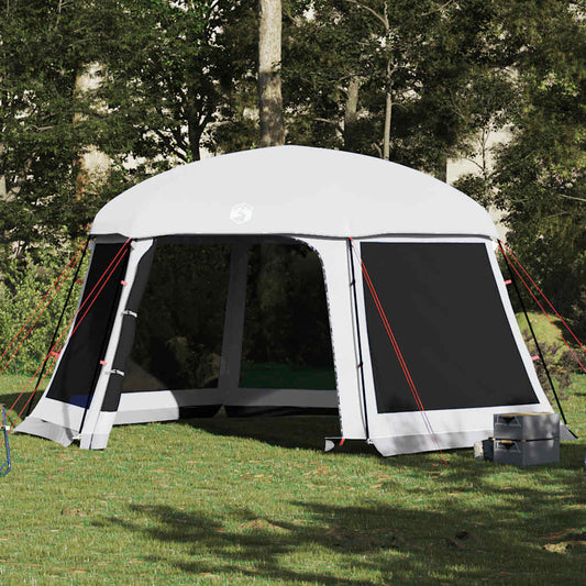 Zwembadtent met uitneembare buiten- gaaswanden 512x458 cm grijs is nu te koop bij PeponiXL, paradijselijk wonen!