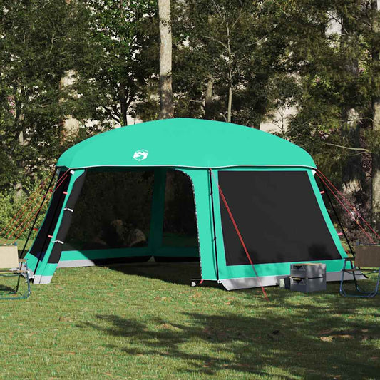Zwembadtent uitneembare buiten- gaaswanden 618x532 cm zeegroen is nu te koop bij PeponiXL, paradijselijk wonen!