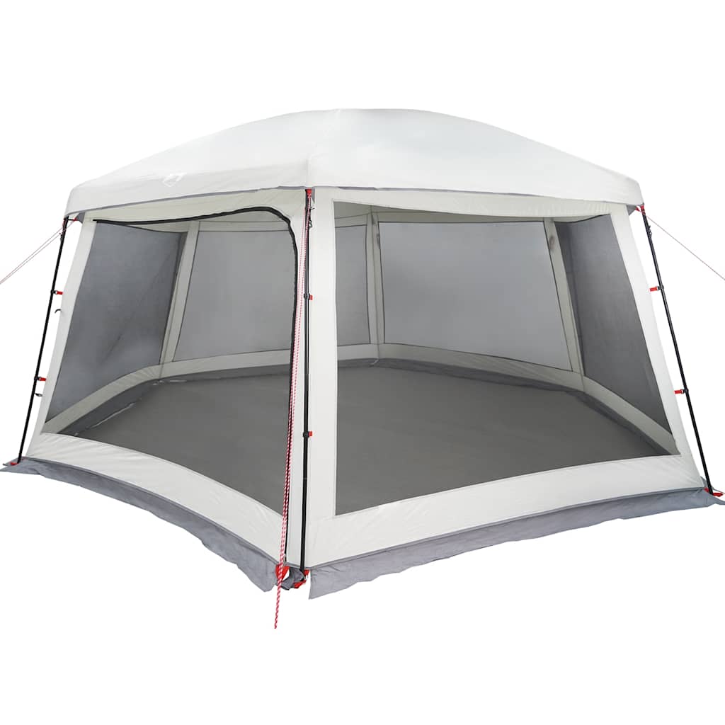 Zwembadtent met uitneembare buiten- gaaswanden 618x532 cm grijs is nu te koop bij PeponiXL, paradijselijk wonen!