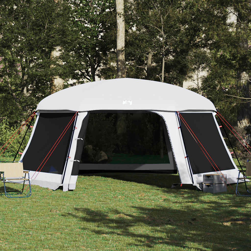 Zwembadtent met uitneembare buiten- gaaswanden 618x532 cm grijs is nu te koop bij PeponiXL, paradijselijk wonen!