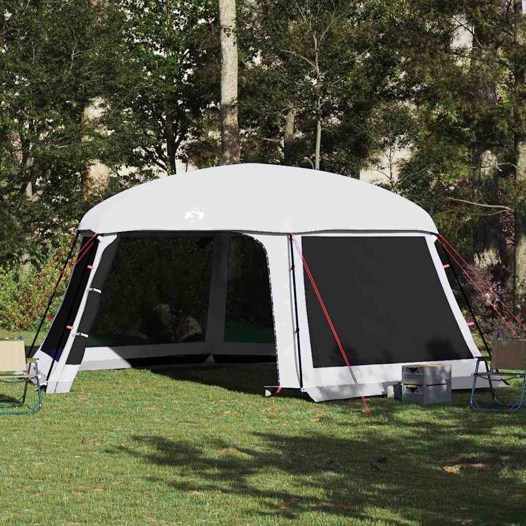 Zwembadtent met uitneembare buiten- gaaswanden 618x532 cm grijs is nu te koop bij PeponiXL, paradijselijk wonen!