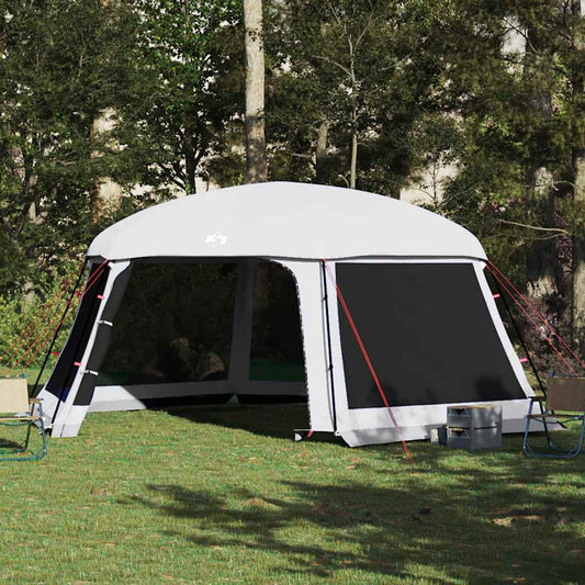 Zwembadtent met uitneembare buiten- gaaswanden 618x532 cm grijs is nu te koop bij PeponiXL, paradijselijk wonen!