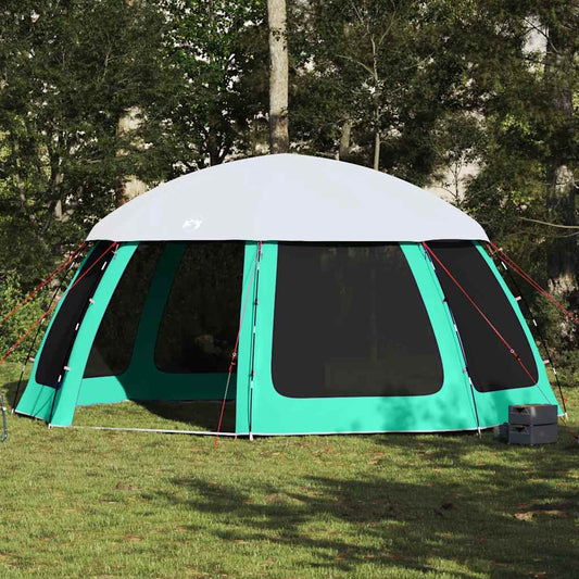 Zwembadtent uitneembare buiten- gaaswanden 510x510 cm zeegroen is nu te koop bij PeponiXL, paradijselijk wonen!