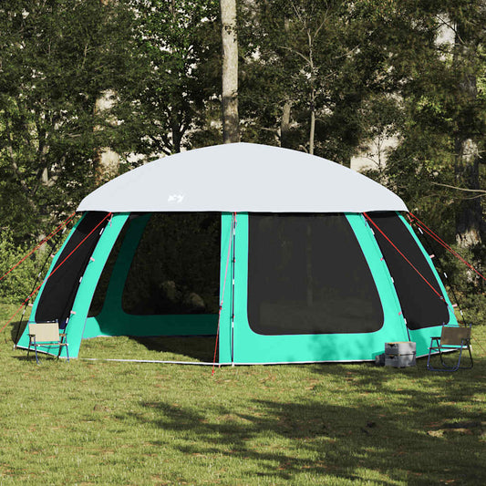 Zwembadtent uitneembare buiten- gaaswanden 612x612 cm zeegroen is nu te koop bij PeponiXL, paradijselijk wonen!