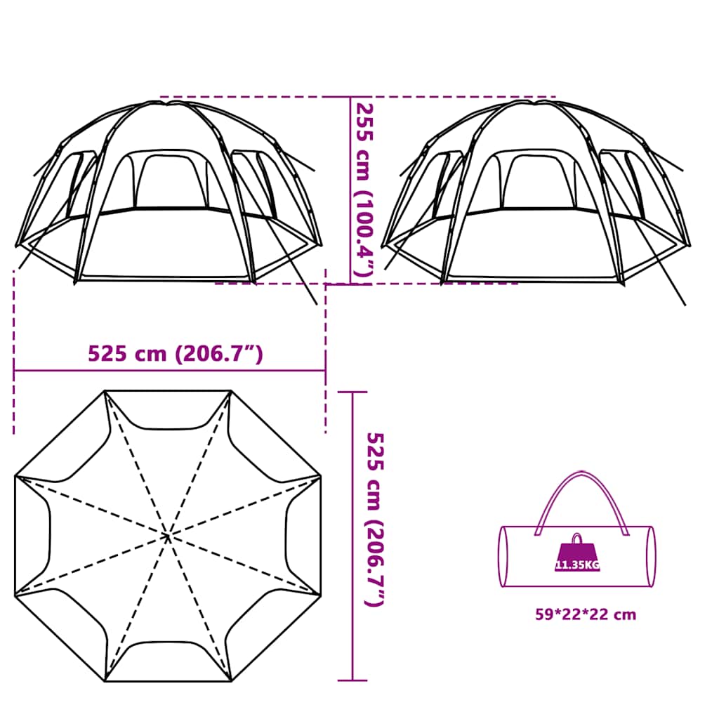 Partytent waterdicht grijs is nu te koop bij PeponiXL, paradijselijk wonen!