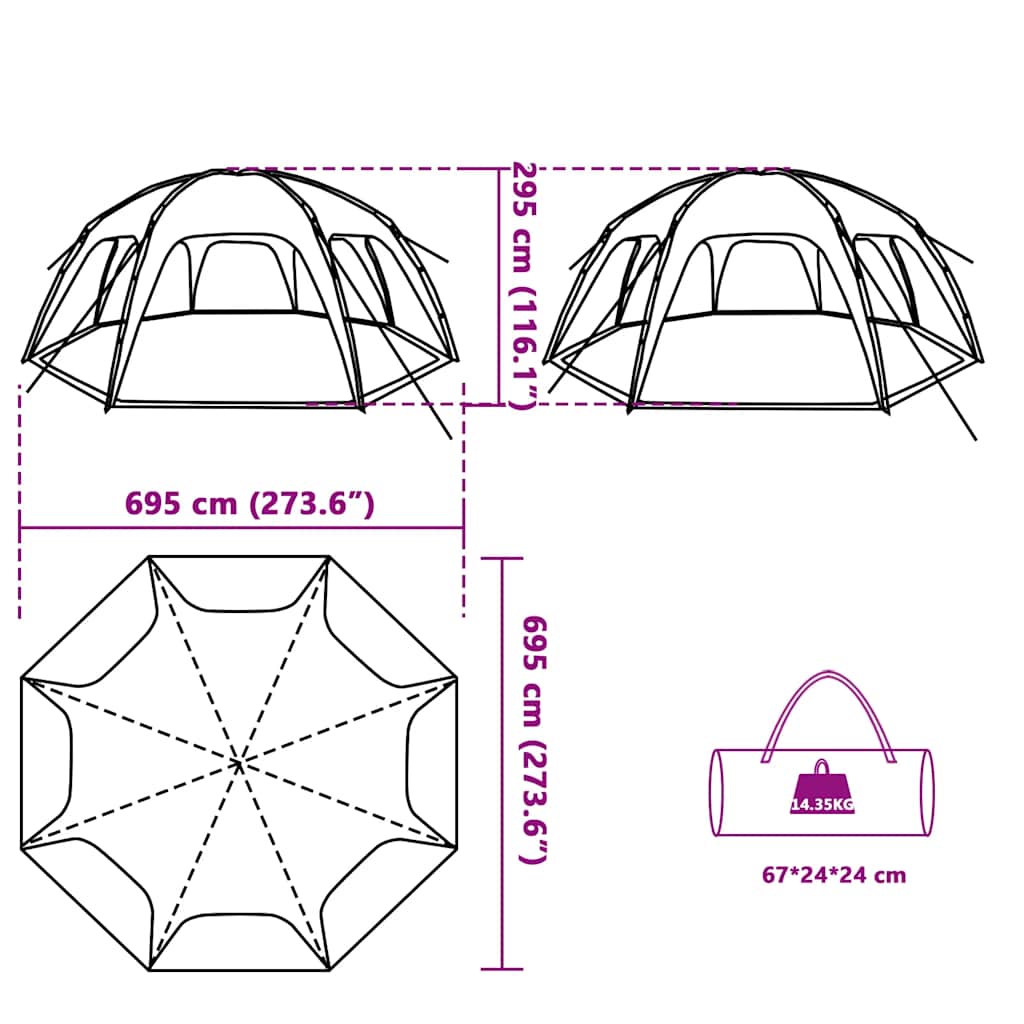 Partytent waterdicht grijs is nu te koop bij PeponiXL, paradijselijk wonen!