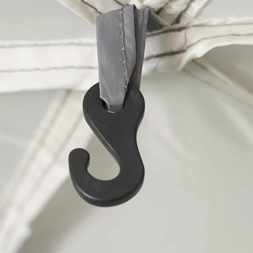 Zwembad Tent Grijs 366 x 305 x 231 cm Polyester en Glasvezel is nu te koop bij PeponiXL, paradijselijk wonen!